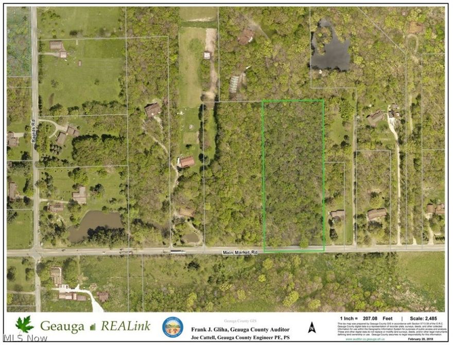 5 gorgeous wooded acres! Gas at street/ Soils testing completed/  Look for sales sign next to  13170 Main Market Rd