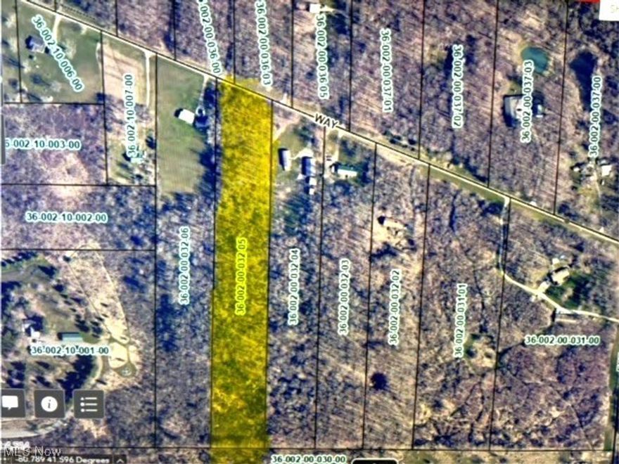 Look at this wonderful land parcel!!!  5.73 acres of raw, flat flat on Way Road in Rome, Ohio! This Land parcel offers a .13 acre right of way with a residual acreage of 5.6 acres! Great potential rolled into one land parce! Front 1/3 can be built on for residential structure, mid section contains PrB (permeable reactive barrier for groundwater treatment) with remaining back half excellent for farmland/agriculture! Electric is available at the main. Boaters: Minutes from Rock Creek, Roaming Shores and Lake Roaming Rock! Peaceful rural living with a comfortably close proximity to boat life and small cities! GPS: 1250 Way Road, Rome, OH 44085 
Parcel: 360020003205
Hurry this will not last long! Bring all offers! Contact listing agent with any questions.