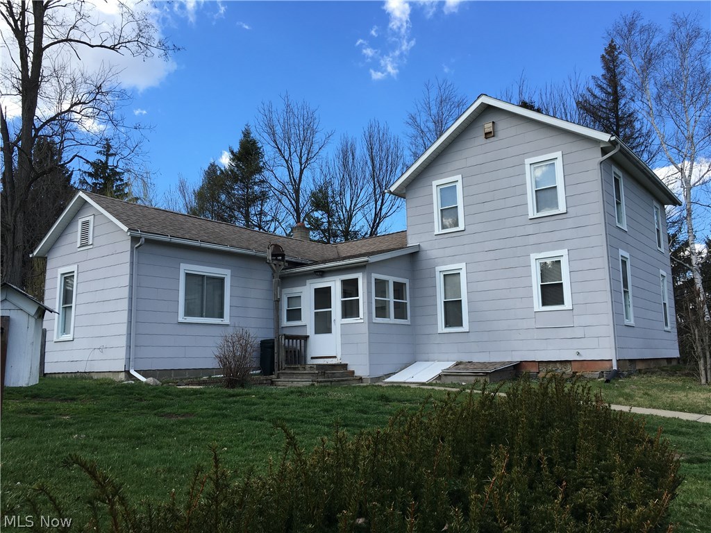 Rare find in Suffield Township 10.535 acres with mineral rights that transfer. Built in 2005 pole barn 32x24 steel-sided roof and siding with 4x6 posts and trusses 4' on center, half concrete floor has many options. Takeover where previous owners left off: Some updates include: 2003 Drywall Walls and Ceiling, 200 amp Electric, Updated Wiring and CPVC Plumbing, Blown Insulation Walls and Attics 2013, First Floor Laundry, Roof one-layer 2004, Pole Barn 12x15 2008, Hot Water Tank, Furnace & Air Conditioning (electric heat pump) 2009, Fenced Area 2009. Enjoy gardening, hunting (handy deer stand), wildlife, 150 year old dogwood, chestnut and walnut trees, perennials, perfect-size weeping willow, and hand-tooled sandstone foundation. Offering a first-floor bedroom, main bath 8x8 and laundry. Nice half-bath upstairs with 2nd bedroom used as huge closet. Sided 1.5-car garage 50 amp electric with 10x12 addition with concrete floor and shelving. Enjoy the completely fenced backyard for private picnics, fire pit, deck, outbuildings include a chicken coup 12x15 concrete floor and electric, covered patio for wood storage, tool shed 6x10 with shelving, 3 security lights, vinyl fascia and soffits, expansion tank (2010), softener pump (2011), antique crystal chandelier, wood burner, crown molding, good storage areas to name a few. Well was cleaned with new line, foot pump, jet package and well seal. Call for your private showing today.
