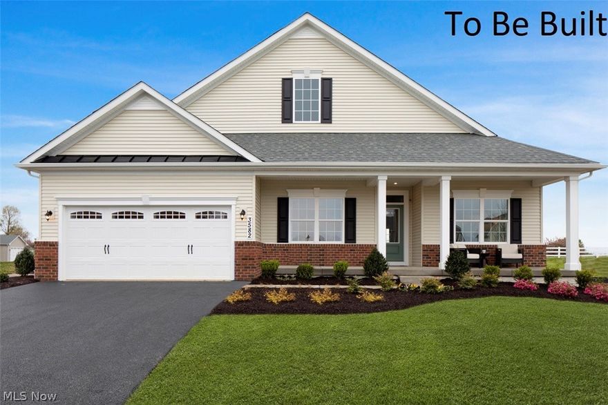Maintenance free  living in a community with championship golf course, pool, club house, exercise room and playground.  Act now! To Be Built. Photos for representation only.