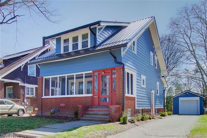 Welcome to this beautifully remodeled 3 bedroom, 2 bath home in Alliance! This move in ready home features many recent updates including a new furnace and A/C, metal roof, new windows, gutters and downspouts. Inside you'll find new flooring, fresh paint, quartz counter tops, and stainless steel appliances. The home also includes glass block basement windows and an updated electric panel. Enjoy relaxing on the charming screened in front porch. Reach out today to schedule a showing!