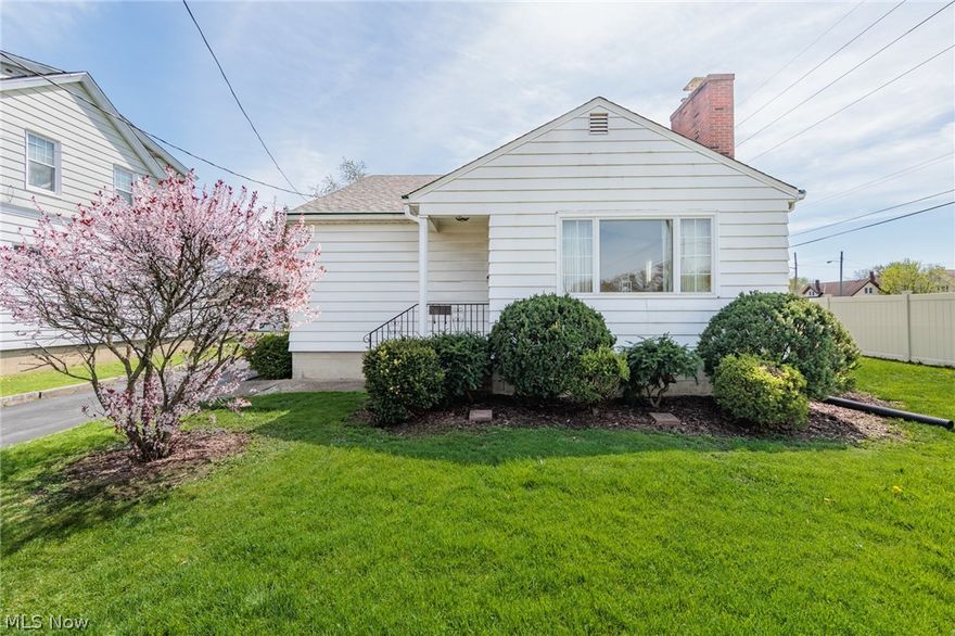 This lovingly well-maintained and  charming Cape Cod is situated on one of three parcels. When entering you are welcomed by the large main living room which has a large picture window which lets in natural light and also has a cozy fireplace. Down the hall there is an eat-in kitchen with a new wall oven (12/2023), counter top range and refrigerator. Across the hall are two nice sized bedrooms divided by a large full bathroom. The back bedroom houses the washer and (dryer-2018) for easy first floor access. The upstairs offers a bonus room to use as you wish along with a third bedroom with a half bath. There is an abundant amount of storage and attic space as well. A full unfinished basement that also has a full bathroom so use your imagination to make it another liveable area. The freezer in the basement will remain. Just outside of the house is a large two car detached garage with added loft storage. A new roof on the house and garage was completed in Nov. 2023. A/C 2022, Vinyl fence 2021, all other mechanical systems regularly maintained.   Just behind the garage are two additional parcels, lot one is 50 X 150, lot two is 78 X 150, more yard to play sports, add additional storage/barn and/or have family and friends gatherings. This location offers total access to so many amenities, highway access, shopping, restaurants, medical facilities, parks & recreation and minutes to downtown Elyria! This is a perfect house and property. HURRY and schedule your showing today!!