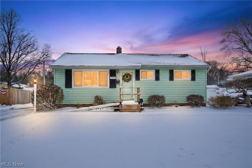 Welcome to this sweet North Olmsted ranch, lovingly maintained over the years and full of potential for its next owner. This 3-bedroom, 1.5-bath home offers a solid foundation with classic charm throughout — a true “they don’t make them like this anymore” feel. The home features hardwood floors in the bedrooms, a comfortable layout, and a finished basement with additional living space, a half bath, and room for a home office, rec area, or hobby space. It has been well cared for and is ready for your personal touch. Major mechanical updates provide peace of mind, including a newer furnace & A/C (2023), hot water tank (2023), and garage door (2025), along with updated appliances. The exterior offers a 2-car garage, stone patio, and a recently replaced driveway (2024). Ideally located just minutes from I-480 and I-90, and right around the corner from Little Clague Park, shopping, and restaurants, this home combines convenience, value, and opportunity in a very convenient location.