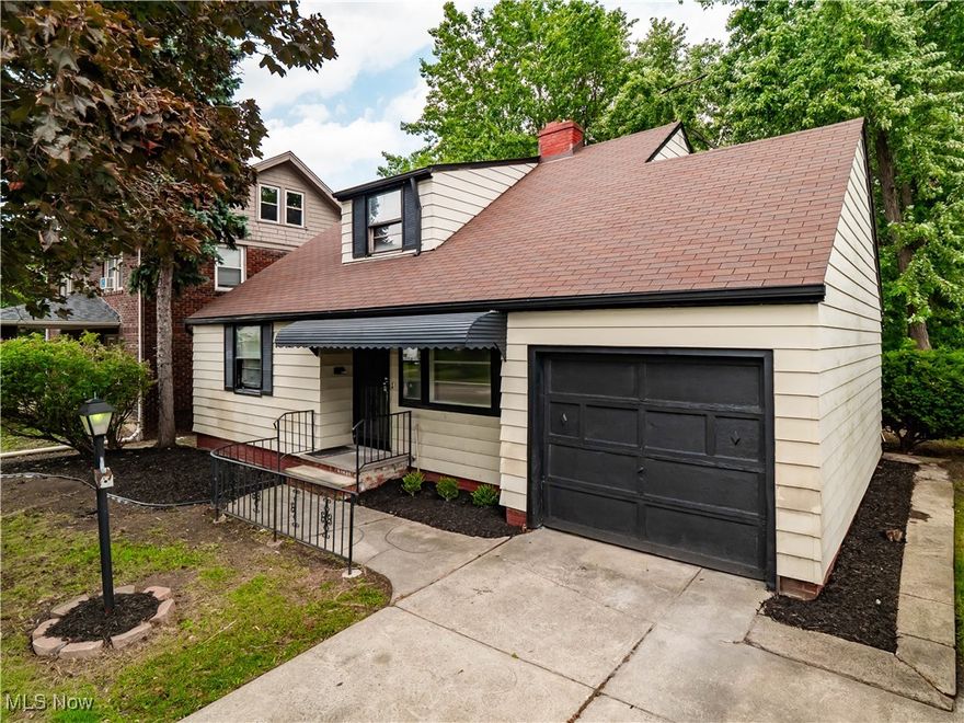 Beautiful cape cod home located in Cleveland Heights. Be the first to make an offer. This one will go fast