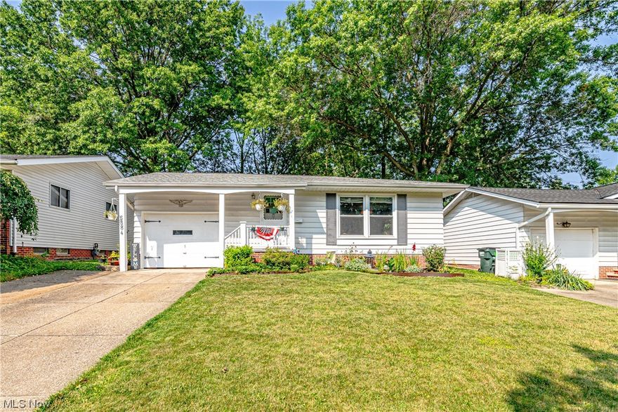 Welcome Home! This gorgeous ranch could be your happy place. Updated and light filled, this Garfield Heights gem is ready for new owners. Meticulously maintained by long term residents, this cozy home has so much to offer. The open plan layout with oak floors and stainless appliances is perfect for entertaining. The generous backyard, attached garage, massive basement, one year home warranty, + newer windows, furnace and roof make this residence an excellent option for those looking for a low maintenance beauty to call their own.

* Point of sale compliant!! Home sold as Is.
Tour and offer today, this one will not last!