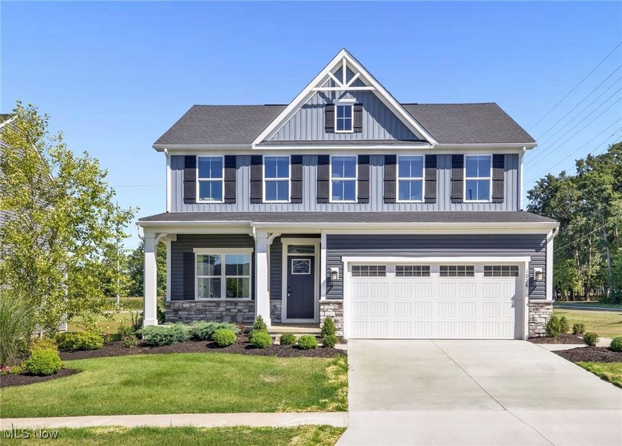 Welcome to 1024 Kadas Ln in Wooster, a stunning completed former model home offering 3 bedrooms and 2.5 bathrooms with thoughtful design and modern finishes throughout. This home exudes curb appeal with its inviting exterior, complemented by a covered front porch, back porch, and a convenient attached 2-car garage. Step inside to find an office just off the entryway, perfect for working from home, before moving into the spacious living room that flows seamlessly into the dining area and bright white kitchen. Featuring a breakfast bar, stainless steel appliances, and ample counter space, the kitchen is ideal for everyday living and entertaining. A powder room and mudroom sit just off the garage entry for added functionality. Upstairs, spacious bedrooms include a luxurious master suite with a walk-in closet and a private ensuite bath. You will also find a large loft area, perfect for entertaining friends, family game nights, or relaxing with a good book. Neutral walls and luxury LVP flooring run throughout the first floor, creating a cohesive and modern aesthetic. With its open layout, versatile living spaces, and move-in-ready appeal, 1024 Kadas Ln is the perfect blend of style, comfort, and convenience in Wooster.