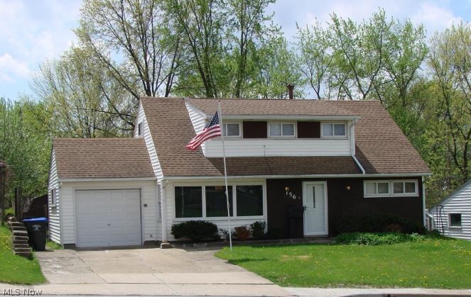 Quaint Cape Cod in the heart of Cuyahoga Falls. Imagine spending your Summer gatherings and Fall bonfires in the spacious and private backyard. Same owner for the last 20+ years. The rose bushes along the back of the home have been in the family for many years and are the Seller's Pride and Joy!! This home was very well cared for and holds a lot of cherished memories. It is waiting for you to have the opportunity to add your own. Some new flooring and paint throughout, newer furnace, A/C, H2O tank, Roof, 3 front windows and storm door. Nice shed for storage.