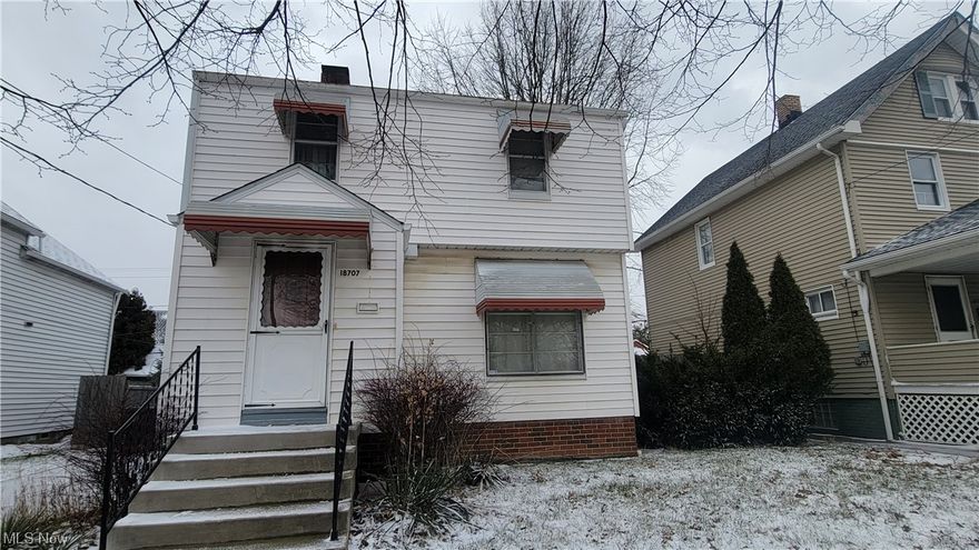 Well maintained property in need of light renovations to be move in ready in the desirable E 185th area of Cleveland. Enjoy the benefits and low property taxes that come with City of Cleveland while simultaneously investing in an excellent neighborhood that's just a short walk from the lake. Market rents are ~$1,300/month. Renovation services and / or property management are available for a buyer looking for a more fully integrated investment opportunity. Owner occupied buyers are also welcome. FHA financing will be considered, and seller is willing to consider making the repairs required for FHA financing. No seller financing. No wholesalers. Offers with assignment clauses will be rejected. See broker remarks or email broker for a video walk through of the property or a contractor's scope of work to be move in ready.