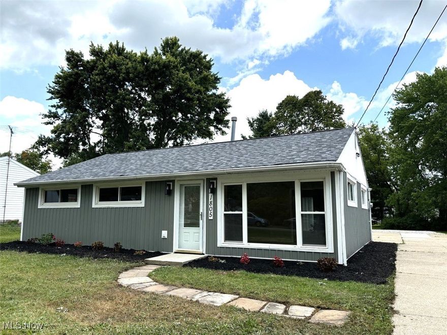 Key Features:
New Roof (2023), New Vinyl Siding (2024), New Flooring (Luxury Vinyl - 2024), Fresh Paint (2024), Bathroom Remodels (2024), New Electrical System: New Fuse Box and New Wiring (2024), New Plumbing (2024).

Welcome home to this beautifully remodeled Ranch that blends modern conveniences with classic charm. This 4-bedroom,
2-bathroom home has undergone full renovations from top to bottom ensuring a move-in-ready experience for its next lucky owner. As you step inside, you'll immediately notice the large living room that sets the tone for the welcoming atmosphere of the
entire house, with fresh paint and new luxury vinyl flooring that flows throughout!
On one side of the house, you'll find three well-appointed bedrooms and a fully remodeled bathroom, offering a
comfortable and private retreat.
At the heart of the home lies the beautifully remodeled kitchen, featuring sleek quartz countertops, brand new cabinetry and
high-end appliances. This central hub provides convenient access to the backyard, perfect for entertaining or
enjoying outdoor activities.
The great bedroom, with its own attached full bathroom, is thoughtfully separated from the rest of the house. With direct
access to kitchen, and to the outside through a patio door, and a convenient connection to the garage, this area is ideal for
hosting guests, in-laws, or even using as a home office or studio.
The home boasts an oversized attached two-car garage, providing ample space for vehicles, storage, and more. In addition
to the garage, the property features a large shed with plenty of space for tools, equipment, or extra storage needs.

This home is located in a peaceful neighborhood in Twinsburg, known for its excellent parks, and community amenities.
With all major updates completed, this house is ready for you to make it your own. Don't miss the opportunity to own a
truly turnkey property in a desirable location!