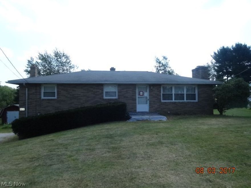 Come check out this great three bedroom brick ranch on two parcels in Canton South. Home offers lots of hardwood flooring, a finished walk-out basement and back deck. Sold As-Is.