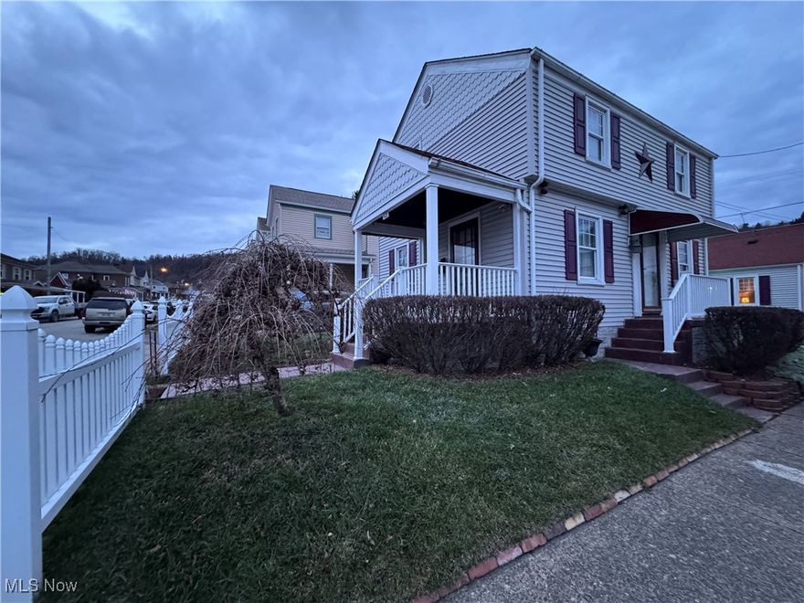 Well cared for 2 bedroom, 1 bathroom residence featuring vinyl siding, replacement vinyl windows, beautiful hardwood floors and a kitchen complete with granite countertops, refrigerator and a natural gas range. Enjoy a spacious living room and dining room plus a full basement offering plenty of storage or workspace.