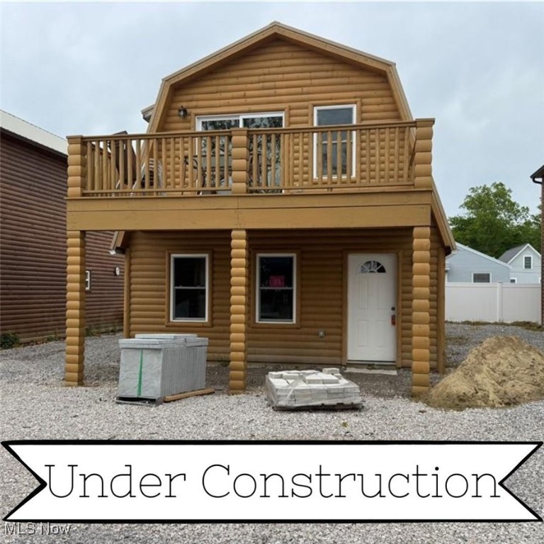 This newly built, barn-style log cabin is in the final phase of construction, offering a unique opportunity to own a stunning summer home or a short-term rental. Step inside to find spacious, open interiors designed to create a warm and inviting atmosphere. Imagine relaxing on your expansive patio or balcony with over 320 square feet of outdoor space and soaking in the breathtaking views of Lake Erie. Located right next to Saybrook Township Park, you’ll have nature, recreation, and relaxation right at your doorstep. And the best part? You’re just 4.5 miles from both Geneva-on-the-Lake and the vibrant Historic Ashtabula Harbor. Your next great investment is just a showing away! Seller is willing to offer concessions, seller financing, and any other creative ideas you may have.