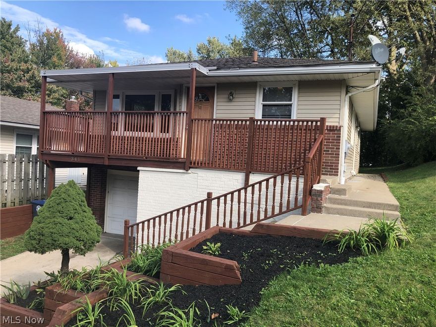 Nice Ellet area...One block from Newly built Hatton Elementary School...This 3-4 Bedroom raised Ranch has a large kitchen with Oak Cabinets built in Range top and oven... Family Room can be 4th Bedroom... 2 Full bathrooms..... attached garage with opener & hot/cold water