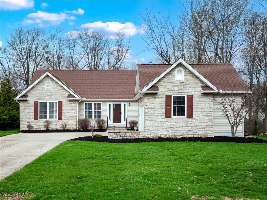 Welcome to this well-maintained 3-bedroom, 3-bath ranch, offering modern updates and a private backyard retreat! Located in sought-after Medina Township, this home is truly move-in ready with upgrades throughout.

Inside, you'll find a bright and spacious layout featuring new carpeting (2023) and Closets-by-Design in all bedrooms, providing smart storage solutions. The kitchen is a true centerpiece, boasting a large island perfect for family gatherings and appliances that are all less than 5 years old. Enjoy peace of mind with major updates, including new windows (2020), furnace, AC, and hot water tank (2020).

The finished basement is a fantastic bonus, complete with an extra flex room, full bath, and a second kitchen perfect for guests, entertaining, or additional living space.

Step outside to your private backyard oasis, enclosed by a wood privacy fence (2023). Enjoy summer fun in the above-ground pool (2023) or relax on the three-tier deck with a hot tub. A playhouse/shed (2023) adds charm and versatility, while the beautiful landscaping enhances the serene setting.

This stunning home is ready for its next owner! Schedule your private showing today!