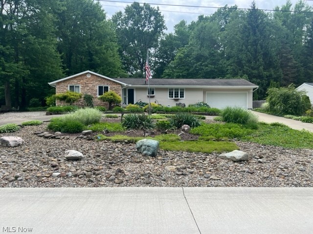 This nicely maintained ranch with full basement just arrived on the market. The home features a bright kitchen with a nice deep sink, built in dishwasher & microwave stove and refrigerator. There is a large dining room with hardwood floors along with a quaint breakfast area overlooking the front yard. Master bedroom has a half bath attached. Step down off the dining room to the large family room with a nice gas fireplace and sliding doors leading out the covered patio. Nice back yard with an inground pool and hot tub. There is an additional 2 car detached garage for plenty of storage. Home comes with a home warranty.