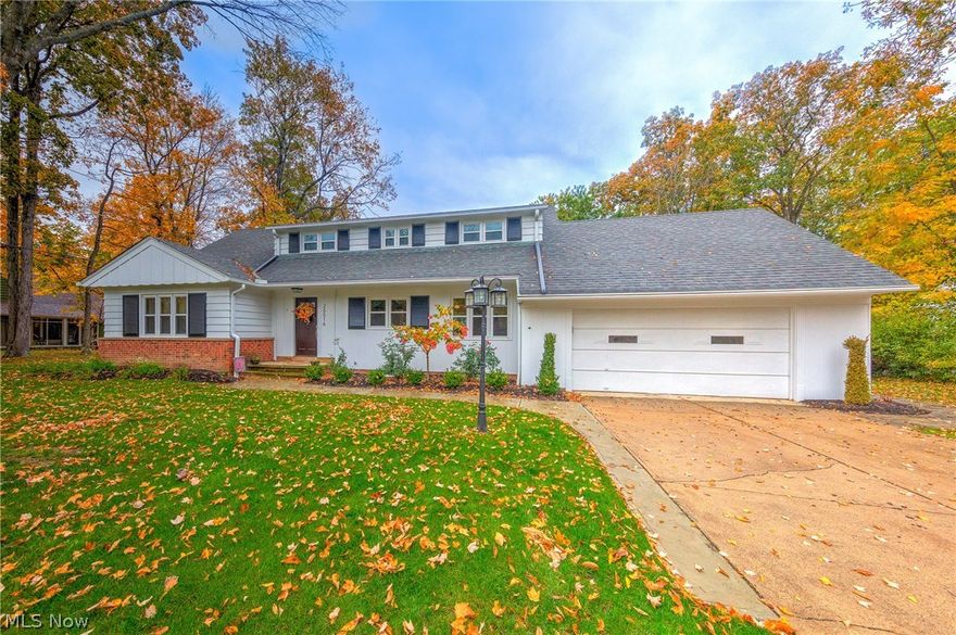 Beachwood Cape cod, completely remodeled from top to bottom. This gorgeous home is open and Bright. New kitchen is perfect for the home chef with lots of storage, granite countertops and beautiful stainless appliances. The living room and dining room feature a wall of windows and wood burning fireplace. Outdoor living is wonderful in the private yard and a new stamped concrete patio.