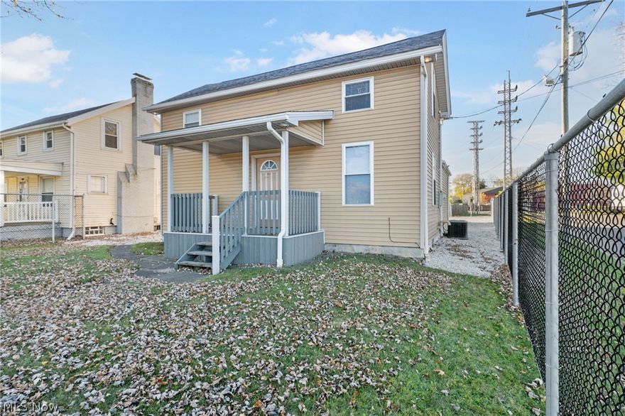 This stunning home with loads of updates, lets you just move right in.  Beautifully renovated from the studs in & meticulously maintained, home is conveniently located close to interstate access.  Have more than 2 cars, then give them the home they deserve in this oversized 4-6 car, 26 x 34 garage with 10 x 10 doors.  The updated kitchen reflects the quality of the past and the conveniences of the present.  You'll love the quality custom touches throughout. Historical treasure with extra large bathrooms & easy access shower.  You'll appreciate how this home is tastefully upgraded with skillful workmanship.  Located on a corner lot, this property offers large fenced in yard.   Possible I1 zoning for business use.  Amenities include new kitchen cabinets, newer flooring, newer wall board, newer insulation, Heil high efficiency furnace, newer central air conditioning and newer Bradford White hot water tank.   Bonus first floor laundry and 24' drive gate.  Call for you showing today.