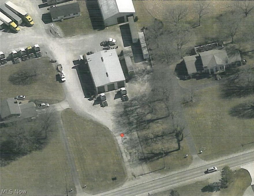 3800 Sq Ft building with four 14' doors on 1.38 +/- acres for $3000 per month NNN lease. Available immediately. Building is heated with fuel oil furnace. Well and septic. Owner will also lease manufactured home (great for office) with 6 offices, a reception area and bath behind building for an additional $600 per month. Additional truck parking area (approximately 1.8 acres) available on a solid gravel lot for $1,200 per month. Lease it all (approximately 3.8 acres) for $4,800.  Ideal for a truck servicing facility.