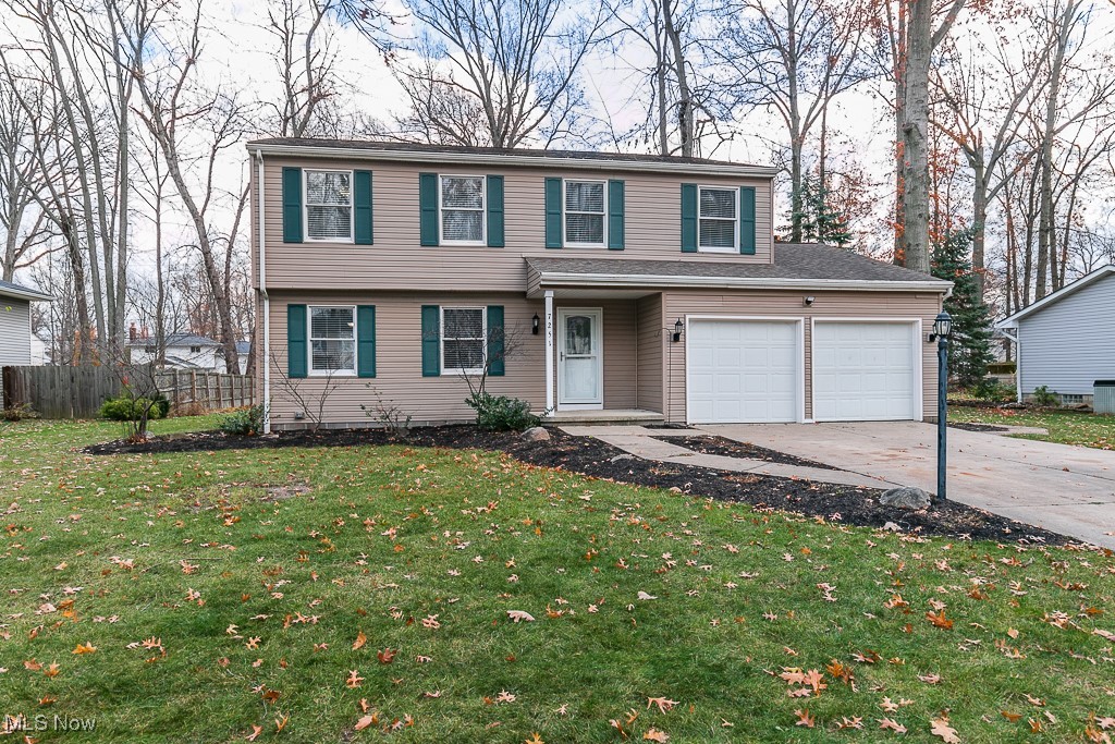 Completely Updated 4-Bedroom Colonial in the Heart of Mentor!
Move right in—this beautifully renovated colonial has it all! The inviting main level features a seamless flow, with an adjoining living and dining room showcasing durable and stylish LVP flooring (Life Proof) and abundant natural light. The updated kitchen, complete with modern appliances, granite countertops and maple cabinets opens to a cozy eating area and the spacious family room, highlighted by a warm gas fireplace and a sliding door leading to the patio for ease of entertainment.
Upstairs, you’ll find four generously sized bedrooms, including a luxurious primary suite. The master retreat boasts a spa-like en-suite bathroom with double sinks, a walk-in shower with custom tile, and a large walk-in closet.
The finished lower level offers even more space with a huge recreation room—perfect for entertaining or relaxing—and a separate storage/laundry room.
Step outside to a beautifully landscaped backyard, complete with a paver patio, a large open yard for play or gardening, and a convenient storage shed with electric. The attached 2-car garage provides attic access for additional storage.
Situated in a prime location close to shopping, dining, schools, and freeway access, this home combines modern updates with unbeatable convenience. Don’t miss out—this is the one!