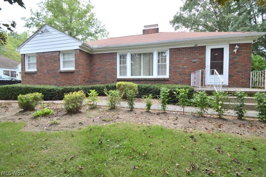 Gorgeous brick ranch boasting over 1300 square feet of living space. Easy living with one floor living - 3 bedrooms, 2 baths all situated on treed lot that adjoins Greasel Park and detached 2 car garage.  Hardwood floors under all carpet, large eat in kitchen with dining room open to living room and gas fireplace.