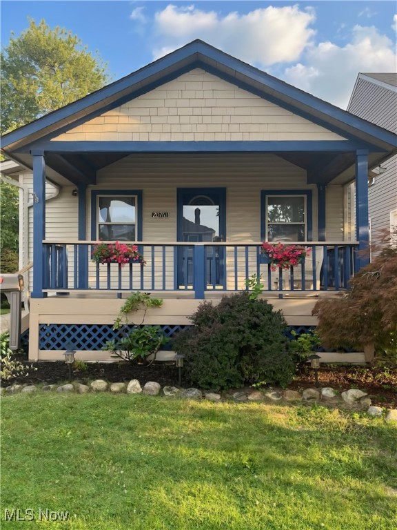 Looking to downsize but not quite ready to be stacked up with everyone else in a condo? Here's A lovely condo alternative with a private yard, big front porch and full basement. This lil' "PIECE O HEAVEN" may look tiny from the outside but don't be fooled. This little beauty packs a PUNCH with all the updates and sooooo much storage throughout. The finished basement is bright and roomy. The parklike yard is big enough for a garden, playset or just some extra room for Rover to frolic yet small enough to easily manage. If you are a detail type person, you will love that the owner has taken IMPECCABLE care of every nook and cranny of this adorable home. Come sit on the supersized vaulted front porch for a bit and I promise that you won't want to leave. Super clean Smoke free home