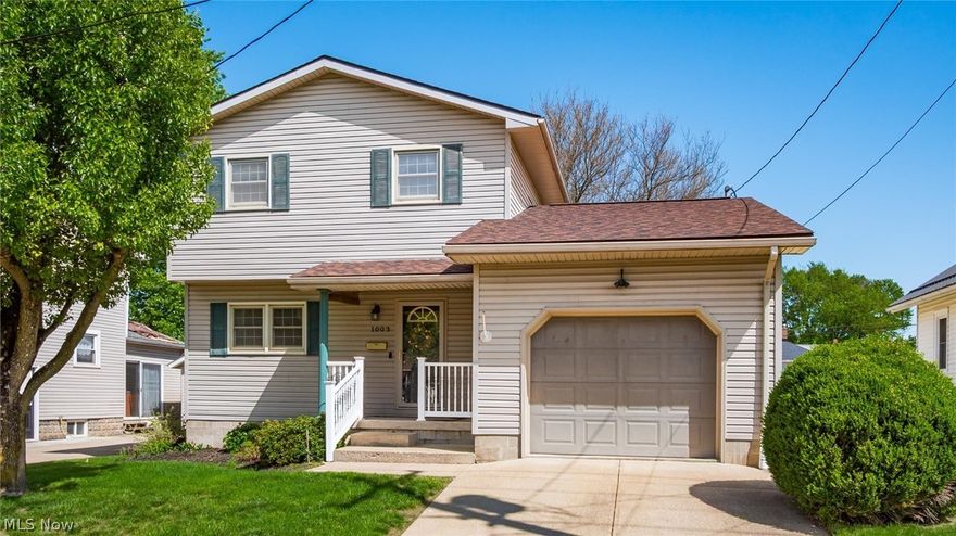 Built in 1993, this well-maintained home offers a flexible and functional layout with 4 bedrooms, including a convenient first-floor bedroom and three additional bedrooms upstairs. The home features two full baths, with the basement already plumbed for a third—providing great potential for future expansion.

The fully applianced kitchen showcases beautiful oak cabinetry, along with durable tile flooring, while LVT flooring enhances the main living areas. French doors lead to a bright and inviting four-season sunroom—perfect for relaxing year-round.

Enjoy the convenience of a first-floor stackable washer and dryer, plus an additional laundry area in the basement, which also includes an extra refrigerator and deep freezer. Recent updates such as a newer roof and updated furnace and central air offer peace of mind.

Outdoor features include both front and back porches, an attached one-car garage, and a garden shed—ideal for storage or hobby use. This home combines comfort, practicality, and value with room to grow.