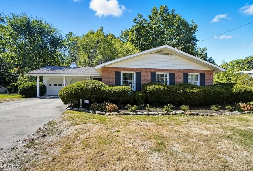 LOCATION, LOCATION, LOCATION!  Gorgeous brick ranch just steps from the Seiberling National Parks, perfect for biking, hiking, bird watching, and exploring nature trails.  Nearby you'll also find the Nature Children's Learning Center, museums, and endless shopping and restaurant, all with quick access to both Akron and Cleveland.

This spacious, brick ranch features a bright living room, kitchen with eat-in area, formal dining room, and spectacular lot with a patio, ideal for entertaining or relaxing.  Additional highlights include a 2-car garage and numerous updates: furnace (2020), A/C (2021), humidifier (2017), washer/dryer (2023), and appliances (2016).  Updated service box, basement crawl space and rear wall waterproofed by Ohio State Waterproofing (2002) warranty is paid until June 2026 and the renew cost is $145.00 per year.. Sprinkler system sold as-is.  It was last used in 2024.

Don't miss this opportunity to own a well-maintained home in an unbeatable location!