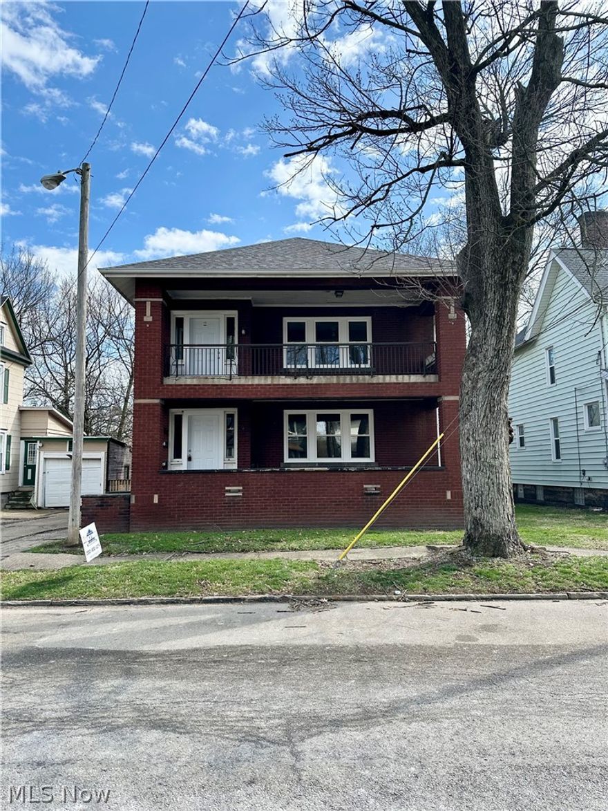 Investor opportunity with this solid brick triplex in Massillon at 615 Wellman Ave. Prime investment property with two vacant 2-bedroom/1-bath units and a gutted basement ready for conversion into a third rental unit or left as a large shared laundry/storage area to support the two main units. Recent major updates: new roof (2025), new rear balconies (2025), and new windows (2026) significantly lowering near-term capex. Clean brick exterior, individual unit layouts ideal for long-term tenants or short-term value-add renovations. Convenient location near neighborhood amenities and transit. Strong upside for investors willing to finish the basement into an additional income-producing unit. Schedule a showing while it lasts!