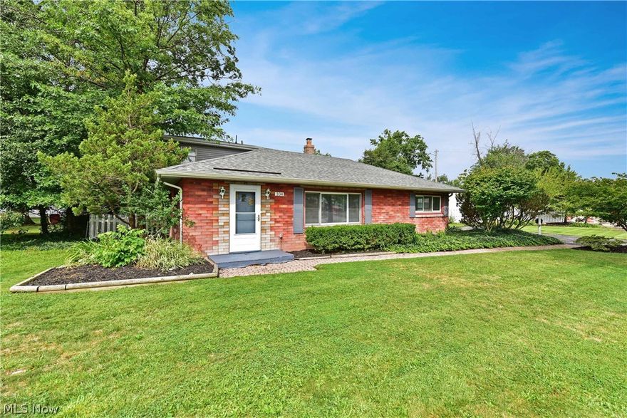 WOW step into this spacious 1,600 sq. ft. rental in Avon Lake, just a block away from Lake Erie! The kitchen is large with freshly painted cabinets and gas stove included. Two separate living spaces offer room for everyone. A big den with decorative fireplace and wood beams in the back of the house, and an even bigger living room with hardwood floors and a large window in the front of the house. The upstairs master bedroom features newer carpet, two skylights, two closets, and an on suite full bath with brand new shower. The other two bedrooms have beautiful hardwood floors and are close to the second full bath. Pets are welcome in this rental as there is a fully fenced in backyard! Top it all off with a newly asphalted double wide driveway and a large 2 car garage with extra storage shelves. Quick occupancy available!