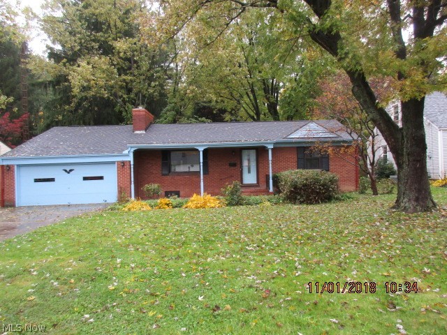 Great opportunity in Plain township. 3 bedroom ranch features large family room with beamed ceilings and built in bookshelves, covered front porch & brick patio.