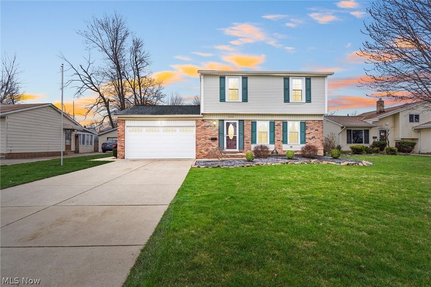 Pride of ownership speaks loudly with this gorgeous Colonial in a very sought after area! Upon entering you will immediately notice the easy flow from room to room and a soft palette of paint colors throughout. Living room boasting in size leads directly to the eat in kitchen. With plenty of cabinetry and countertop space this is perfect for the culinary enthusiast.  A huge bonus is an additional family room. With vaulted ceilings, wood burning fireplace and two slider doors leading to the backyard. Three very spacious bedrooms including the master being 20x15 with double closet space. Full bathroom completely updated with low step walk-in shower completes the second. The lower level has a partially finished room. Endless possibilities from a kids play area or entertainment room. With summer right around the corner the backyard is perfect for entertaining. Fully fenced in with storage shed, concrete patio and deck. So, get the grill ready! More awesome features include shower on the lower level, two car attached with nature stone flooring, newer roof, new carpeting. Home warranty included along with appliances. Opportunities like this do not come often. Make sure you set up a private showing today!