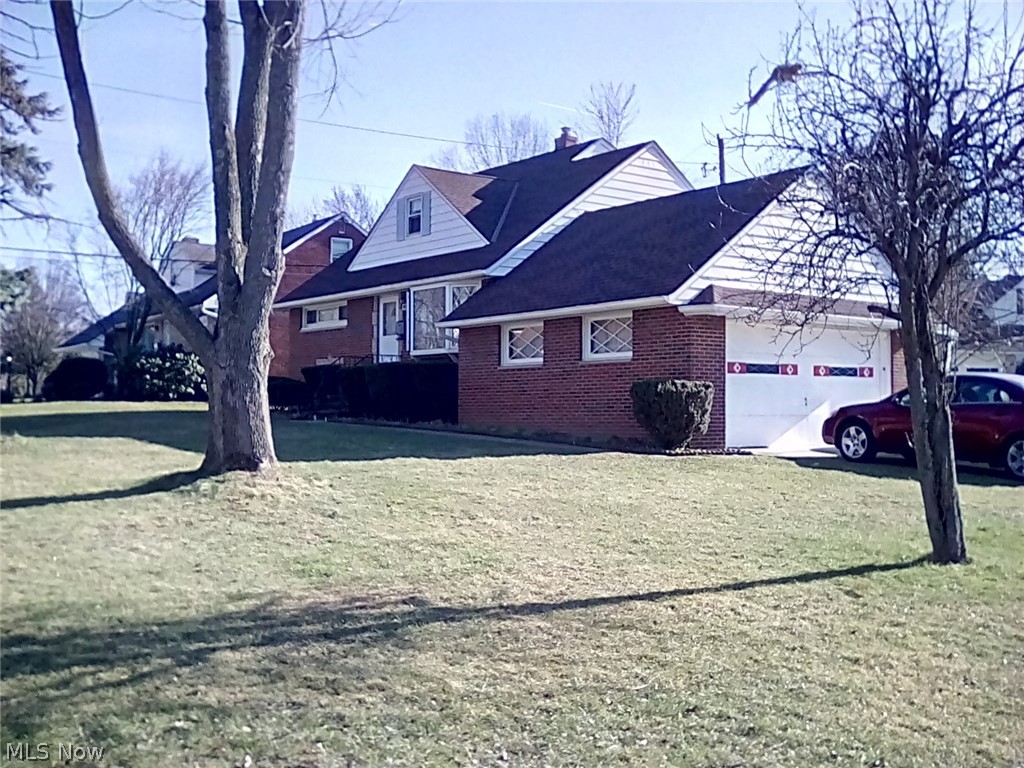 See the new Video Tour! Well maintained Brick and Aluminum Bungalow with large 2nd floor master suite with full bath and office/alcove area plus 2 more bedrooms and a full bath on 1st floor. Completed by a 2 car attached garage, enclosed sun room, and full basement with a recreation room, this home has ample space for your needs. There is even a toilet and roughed-in plumbing to allow you to complete another bath in the basement. Hardwood floors in Living Room, Hallway, and 1st Floor Bedrooms. The basement is clean and bright with glass block windows. Nice lot at the corner of Skyline and Glen Oval. Skyline is a dead-end street. The home faces Skyline, and the driveway is on Glenn Oval. Near shopping, restaurants, and medical facilities. POS Compliant. This home is ready for you to move in and make it your own!