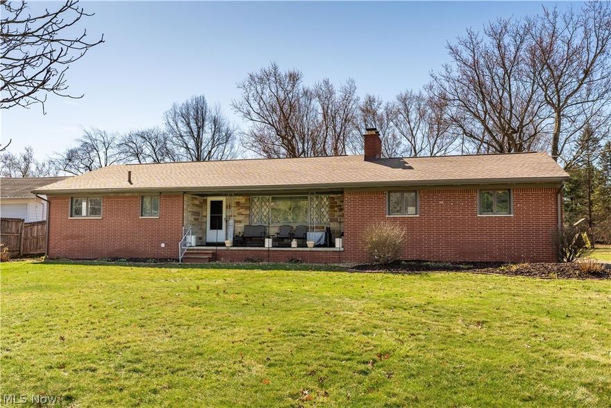Updated brick ranch in Green LSD! Nestled on a .71-acre lot, this inviting home offers over 2,400 sq. ft. of bright, open living space. A welcoming covered front porch leads into the spacious great room, where natural light pours through a large picture window, and a stone-surround fireplace creates a warm, cozy focal point. The great room flows seamlessly into the eat-in kitchen, making it perfect for everyday living and entertaining. The kitchen features gleaming wood cabinetry, generous counter space, and a built-in breakfast bar. The dining area includes sliding glass doors that open to the sunroom, an ideal space for hosting or simply relaxing. From here, step out to the deck overlooking the fenced backyard, perfect for outdoor enjoyment. Down the hall, you’ll find three bedrooms with wood floors, built-in storage, and a full bath featuring a double vanity and tub/shower combo. Tucked privately behind the kitchen is the recently updated master suite, complete with its own private entrance, kitchenette, electric fireplace, sliding glass doors leading to a deck, an impressive 11x11 walk-in closet, and a private ensuite bath with a standing shower. The partially finished basement adds even more living space with a large rec room featuring a third fireplace, a full bath, and a laundry area. Outside, the property offers a fenced yard, an extra-large shed, and a spacious gravel area for additional parking. Updates include: Well tank, hot water tank and water softener 2026, New Roof 2020, Furnace/AC 2022, Septic System (to be installed) 2026, Shed 2025, Fresh Paint in most rooms 2026, New Carpet in Master suite 2026, Shower in Master suite bathroom 2026. Schedule your private tour today!
