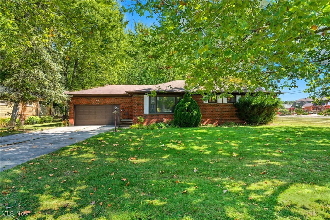 Strong foundation. Honest potential. The rest is up to you. This all brick ranch in Olmsted Falls features 3 bedrooms, 1.5 baths, and the kind of bones that never go out of style. Hardwood floors are waiting to be refinished, the bedrooms are generously sized, and the layout is practical and easy to work with.
The interior is ready for updates. A kitchen redesign, fresh flooring, and cosmetic improvements throughout would quickly give this home new life. The structure is solid, offering flexibility for investors or buyers who want to create a modern space with classic character. A complementary systems warranty is offerred by the seller through Guard Home Warranty.
Outside, the backyard provides wooded views and privacy, with a modest covered patio that works well as a simple spot to relax.
For investors, the flip potential is obvious. For buyers, it is a chance to build equity in a sought after community. With award winning schools, small town appeal, and lasting value, Olmsted Falls is the right place to put in the work and enjoy the reward. **Sold As-Is! Seller to make no repairs**
