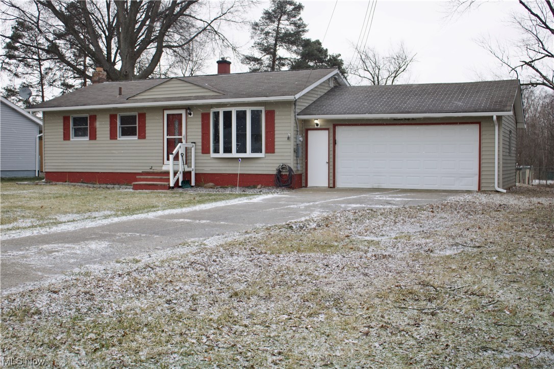 Welcome to 1445 Andrea Drive! You will find this 3 bedroom and 1 bath ranch with many new upgrades. The entire inside of the home has been freshly painted with new trim. The kitchen has all new cabinets, countertops and a new sink. The flooring has been refinished. A new electrical box, wiring and outlets were installed. The basement has new glass block windows and new lighting fixtures. The two car garage has a new man door, new wiring, new outlets and light fixtures. New gutters were also installed. Enjoy the nice deck and patio on those warm summer evenings. Please schedule a showing right away. This will not last long!