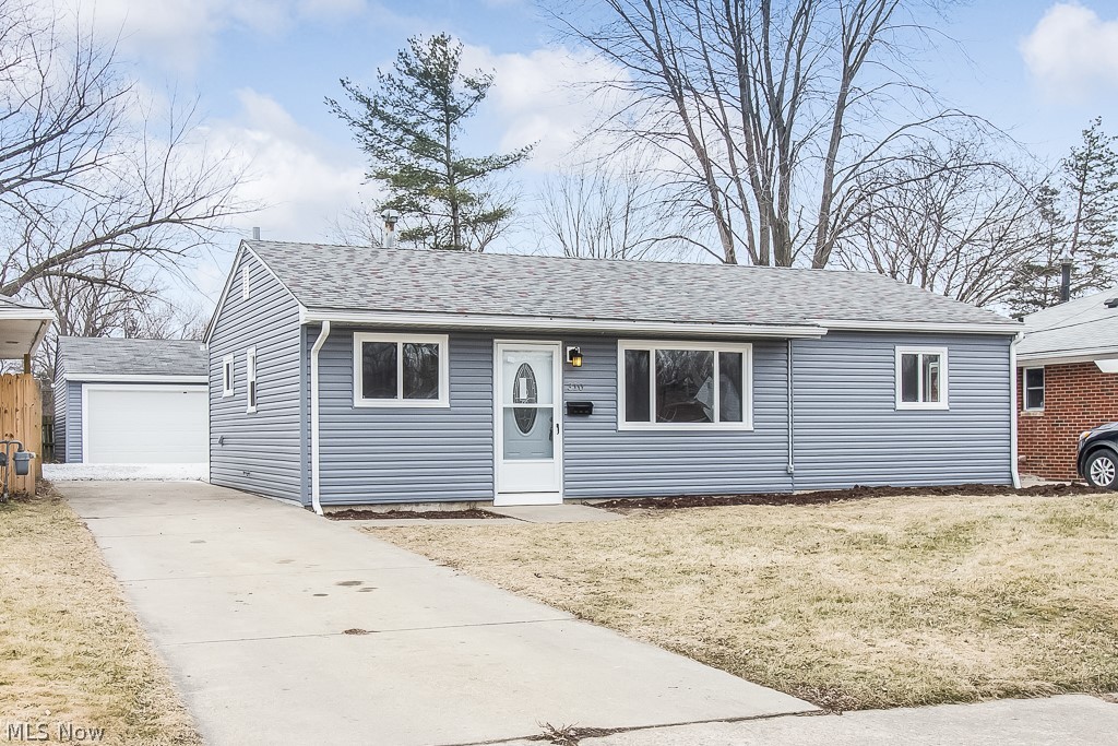 Move right in to this completely remodeled spacious 3 bedroom ranch. One floor living at it's best! NEW updates include kitchen cabinets, counter tops, new appliances, all new vinyl windows, laminate and carpet flooring throughout the home, vinyl siding, roof, 2 car vinyl sided garage, patio, and more! This fantastic home is a must see! Do not miss out!