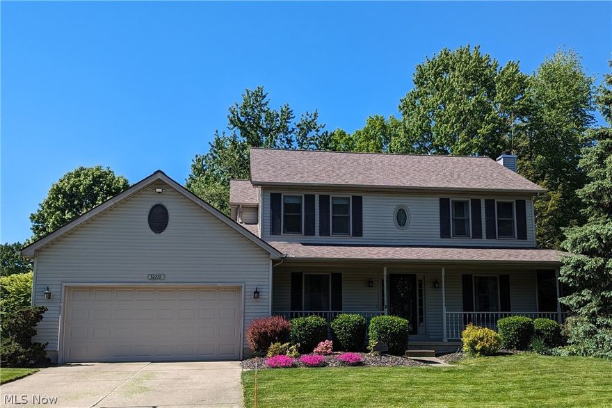 Welcome to your new home! Located on a quiet street near the Cul-de-sac, this home has much to offer. The inviting wrap around porch and entryway lead to the private study/library with French doors. The family room has a beautiful gas fireplace with brick hearth and wood mantle. You will love the oversized fenced in backyard with large paver patio for entertaining. The backyard also includes a storage shed that is perfect for hobbies, gardening supplies or toys. The eat in kitchen has direct access to the outside patio and features an open layout with plenty of cabinet space. A laundry room right off the kitchen has a sliding barn door. The primary bedroom is spacious with many windows and a private bathroom with a separate shower and soaking tub. 3 additional large bedrooms and another full bathroom completes the 2nd floor.  Large finished basement with Rec room, exercise area, workshop and large walk in cedar closet.  Schedule your private showing today!