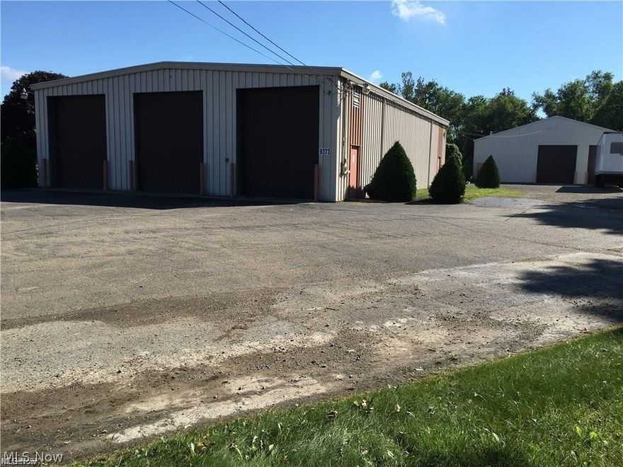 FOR LEASE ONLY. 3800 Sq Ft building with four 14' doors on 1.38 +/- acres for $3000 per month NNN lease. Building is heated with fuel oil furnace. Well and septic. Owner will also lease manufactured home (great for office) with 6 offices, a reception area and bath behind building for an additional $600 per month. Additional truck parking area (approximately 1.8 acres) available on a solid gravel lot for $1,200 per month. Lease it all (approximately 3.8 acres) for $4,800. Ideal for a truck servicing facility.