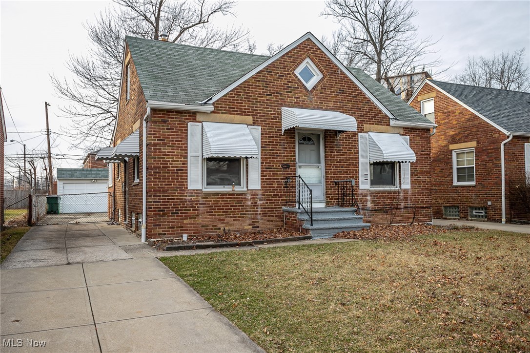 Welcoming 2 bedrooms home in Euclid has 3 bedrooms and 1 bathroom. Just 145 yards to Kenny Yuko waterfront park and close to Lake Erie. In the kitchen you'll find extra cabinet space and double sinks. A sunroom follows the kitchen. Bedrooms are a nice size with ample closet space.
large cozy attic with newer carpet and built-in shelves on the second level.
Partially finished basement. 1 car garage. large backyard.