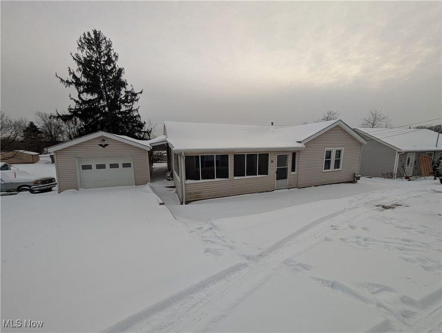 Come take a look at this 3 bedroom 1 bath home located in Pleasent Heights. This home features vinyl siding, large rear decks, newer windows, newer roof, garage, updated electric and recently refinished hardwood floors (check out the before and after!) all on one floor. The full, tall ceiling, walk out basement has the potential to double the square footage of this home. This family has owned the home since it was built so don't miss your opportunity to make it your own.