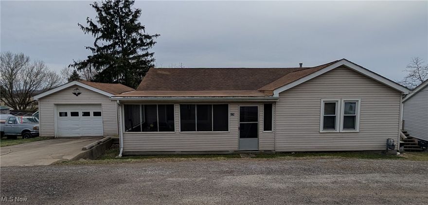 Come take a look at this 3 bedroom 1 bath home located in Pleasent Heights. This home features vinyl siding, large rear decks, newer windows, newer roof, garage, updated electric and original hardwood floors under the carpet all on one floor. The full, tall ceiling, walk out basement has the potential to double the square footage of this home. This family has owned the home since it was built so don't miss your opportunity to make it your own.