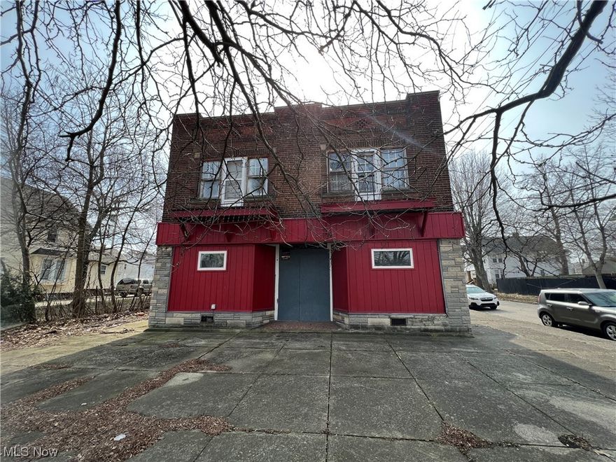 Incredible opportunity in the Desirable North Collinwood neighborhood.  Walk to the Waterloo entertainment district and Lake Erie!  Mixed use full rehab.  Previously used as a storefront on the first floor with apartments upstairs.  Currently configured as a storefront and 4 one bedroom apartments.  Storefront could be converted into two additional apartments for a total of 6 residential apartments.  Property may be condemned by the city.  If so, permits will be required to perform the rehab and city will have to reinspect to remove condemnation.  All brick building. Two car garage.  As is sale.  Buyer to perform their own due diligence.