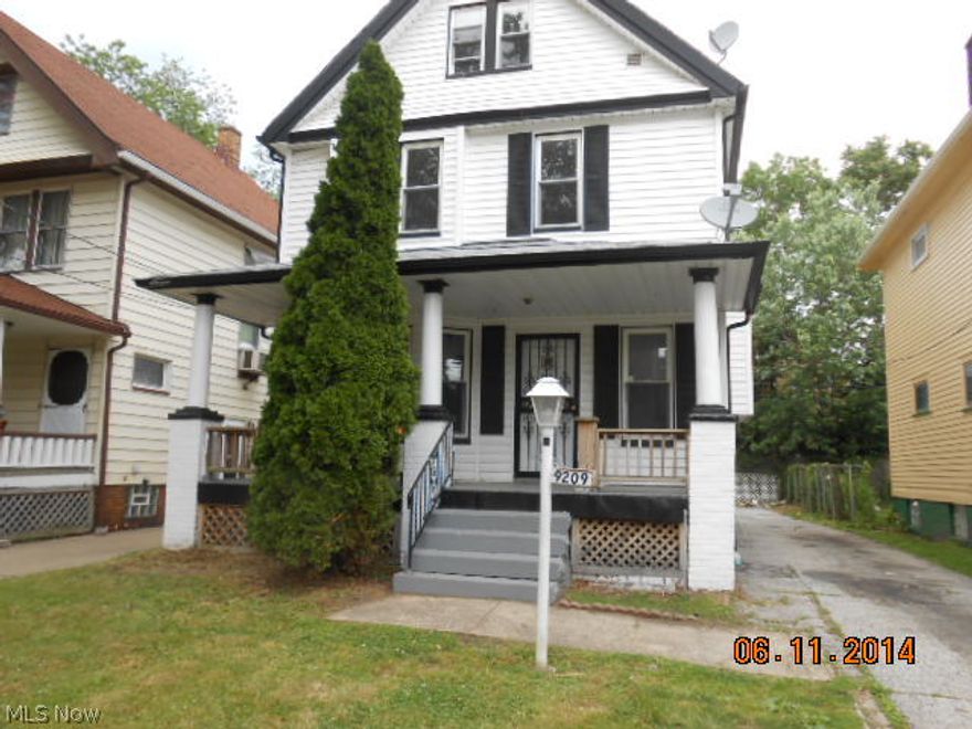 This colonial has potential but will need a little work to bring it back.  The price is right to make it a cash cow.  It located directly across from a former school and has newer windows.  First Look period for first 20 days until 7/19/14 - only owner occupant offers accepted during this time.