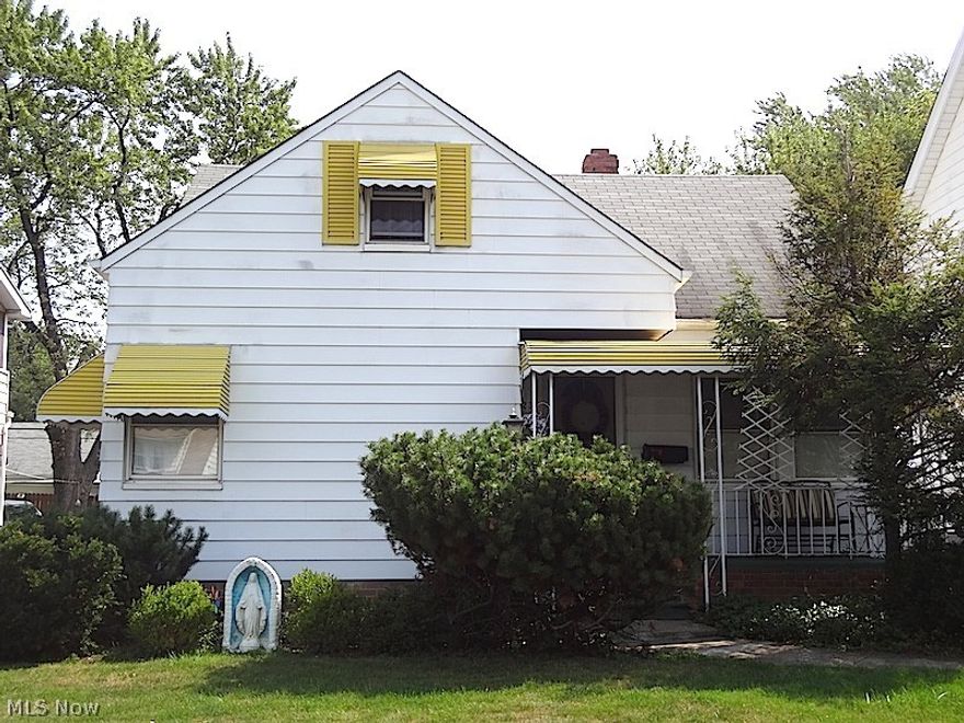 **VIOLATION FREE** Well cared for home of a long term owner is ready for its next adventure! Enjoy sitting on the Front Porch or Cook outs in the Partial Fenced Back Yard with Oversized Driveway perfect for Gatherings! Don’t worry about the rainy days because you can move the party inside to the Recreation Room with Bar Area and Glass Block Windows.  Generous Sized Master Bedroom with lots of Storage and huge Walk in Attic that could make a fabulous Closet, 2 First Floor Bedrooms plus Living Room with Bright Windows and Dining Room accent the Kitchen making this a perfect sized home to comfortably maintain! Newer Furnace 2013 and Electrical 2012. Come see the potential!