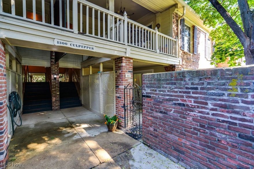 Beautifully updated 3-bed, 2-bath first floor condo with one-floor living in Georgetown. Kitchen fully renovated in 2024 with new cabinets, Corian counters, lighting, flooring, and 2022 stainless appliances. Both baths updated with cork flooring, granite counters, and custom vanities. Spacious primary suite with walk-in closet and built-ins. In-unit laundry with new washer/dryer (2024), fresh paint (2025), and dedicated storage closet. Enjoy a private fenced garden patio with new slider (2024) and a covered front patio. HVAC (2022), water heater (2024). Located in the sought-after Georgetown Condos, this home offers both convenience and a serene community setting with a community clubhouse, inground pool, pickleball court, tennis courts, and includes water, sewer, trash, and heat! Located near everything you love in West Akron!  Don't miss your chance to own this move-in-ready gem! Schedule your private showing today!