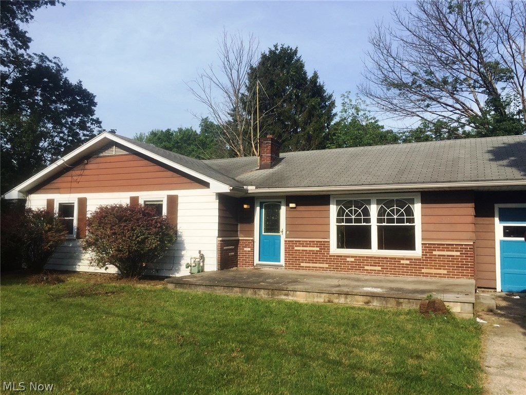 Unique opportunity to own a cool 3 bedroom ranch on a huge lot in Rootstown Schools! 1.42 acre lot overlooks a stocked pond, 1/6 ownership in pond will also convey! Add your personal touches to make this a truly remarkable home and setting. 2 car attached garage, hardwood flooring under all bedroom carpeting, nice floor plan features open kitchen/dining/living room, sliders to back yard. Plans for additional bath/living space were started and are plumbed outside in back.