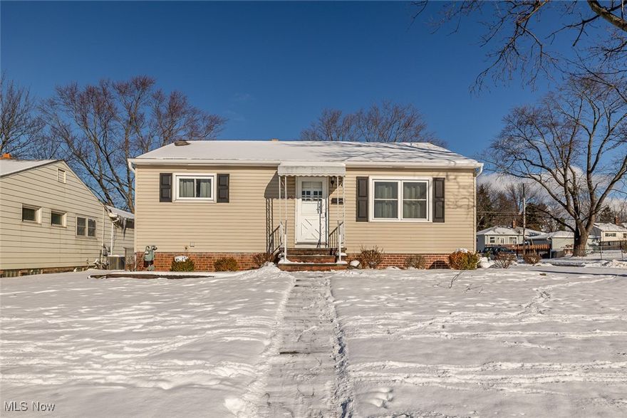 This charming Parma Ranch home offers three bedrooms and two full baths and is perfect for a first-time buyer or someone looking to downsize. Recent updates include a new roof (2023, complete tear-off), new furnace and AC (2023), and a new hot water tank (2019). The home also features newer windows and updated bathrooms, enhancing its appeal. Situated on a great corner lot with a fully fenced yard, this property is ready for you to move in. The extra-wide driveway adds convenience for parking. One- year home warranty from America's Preferred Home Warranty company is provided at a value of $499.00 for peace of mind. Make your appointment to see this home today!