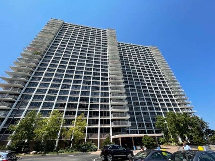 Opportunity knocks in this sought after Lake Erie front condominium at Winton Place. One bedroom one bath high-rise condominium with views of downtown Cleveland and Lake Erie. Kitchen with oak cabinetry. Spacious living room with Wall of Windows and scenic views. Huge master bedroom. Although the apartment needs some TLC at this price it could be a great investment with your finishing touches! This is one of the most sought after lakefront condominiums west of Cleveland. Featuring an indoor pool, sauna, laundromat, exercise facility, tennis court, 24 hour front desk staff & Pier W & Summer House Restaurants right next door.