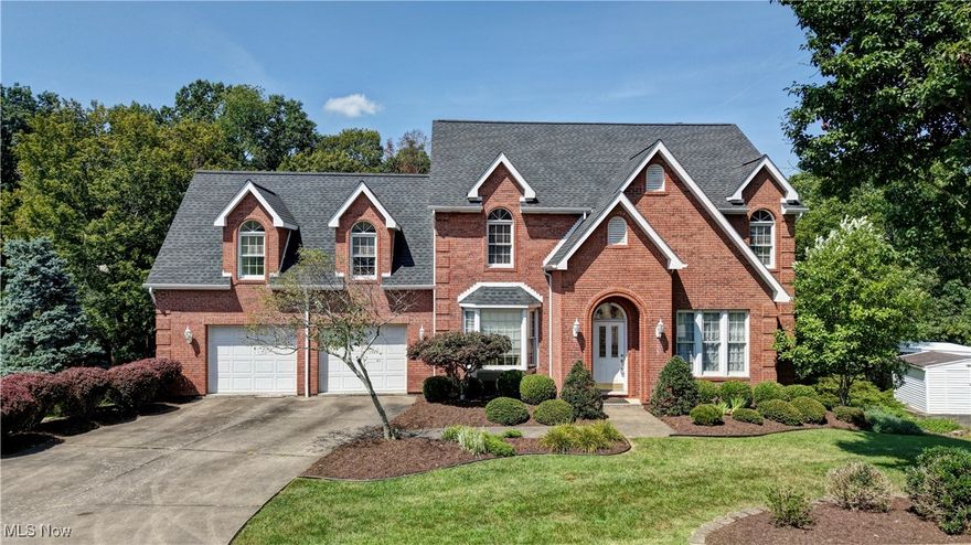 Exciting opportunity to own a quality-built, mostly brick home from 1992 with numerous features, including 2,246 sq. ft. of living space, a full walkout basement, and a spacious finished area above the garage—perfect for an extra bedroom, hobbies, or storage. This one-owner home’s main floor offers a living room with a dual-sided gas fireplace, formal living room, kitchen with custom cabinets and newer appliances, ½ bath, laundry room, and access to a back deck overlooking a peaceful backyard with a small creek and the National Road Bikeway. Upstairs, the master suite includes a spacious full bath with a double vanity sink, jetted tub, shower, and walk-in closet. Two additional bedrooms share a Jack & Jill bath and have access to the finished area above the garage. The full walkout basement features tall ceilings for added potential. Located in a peaceful neighborhood on the edge of town, the property is just minutes from I-70, SR-9, and SR-40, only 0.2-mile from the National Road Bikeway trailhead, and close to the Ohio Valley Mall, restaurants, and shopping. Utilities include electric, gas forced-air heat, gas fireplace, central air, smart water heater, RO water system, and public water and sewer. Don’t miss your chance—contact us today for more information!