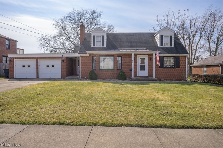 Great Cape Cod in Girard! Come view this adorable home with beautiful hardwood floors throughout. Newer updated bathrooms, Great lot with fenced in backyard and shed.  Nice and cozy for your comfort and convenience.  New furnace 2021, HWT 2022, A/C less than 10 years old. House is being sold AS IS.